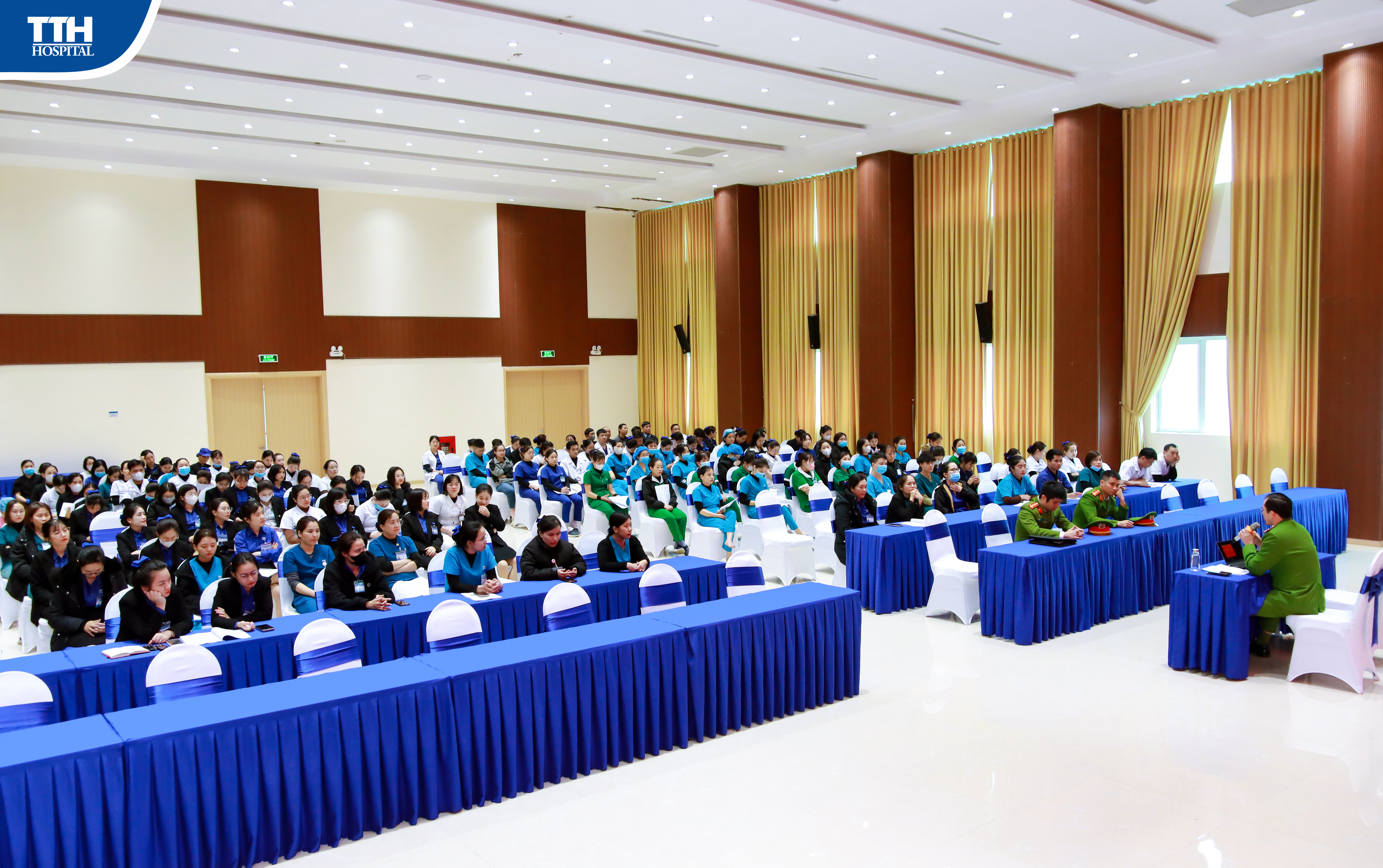 TẬP HUẤN NGHIỆP VỤ &  DIỄN TẬP PHÒNG CHÁY CHỮA CHÁY TẠI BỆNH VIỆN ĐA KHOA TTH HÀ TĨNH