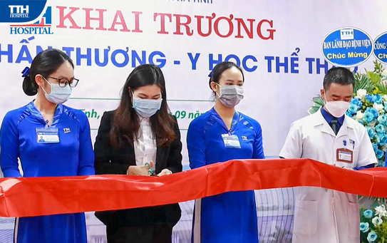 KHAI TRƯƠNG KHOA CHẤN THƯƠNG VÀ Y HỌC THỂ THAO BỆNH VIỆN ĐA KHOA TTH HÀ TĨNH