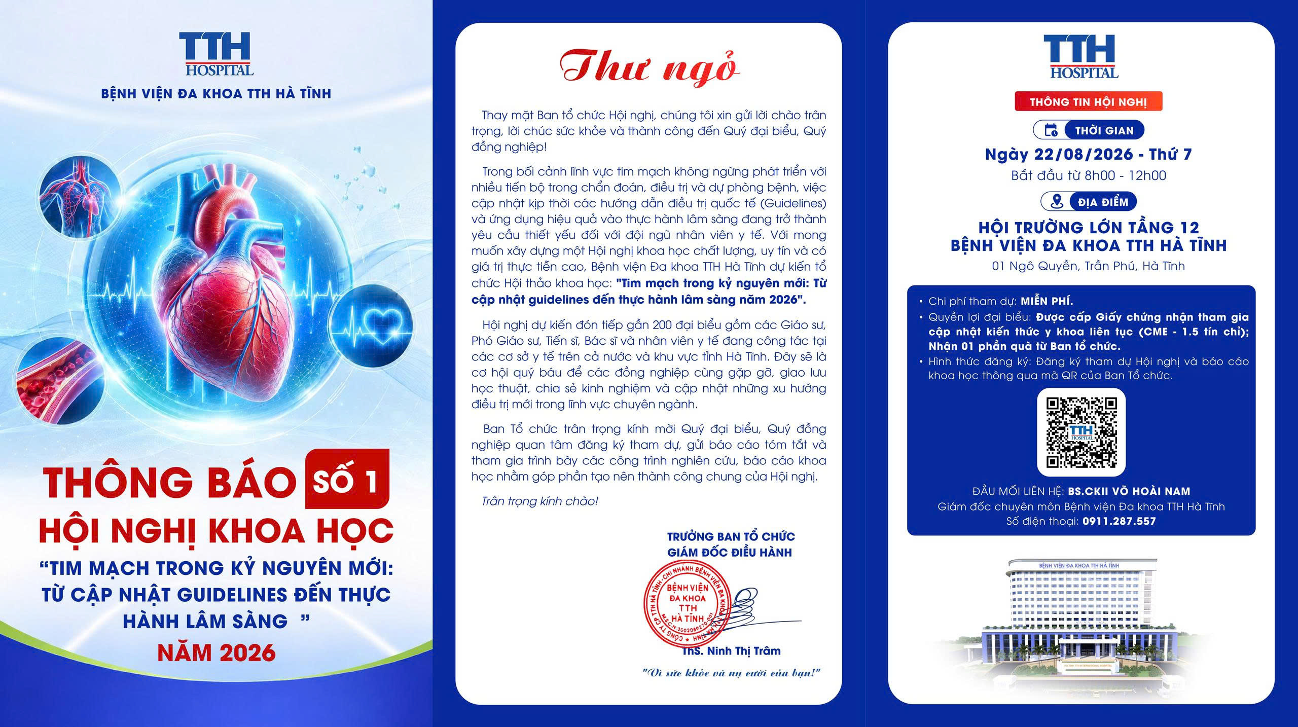 THÔNG BÁO SỐ 1 | TIM MẠCH TRONG KỶ NGUYÊN MỚI: TỪ CẬP NHẬT GUIDELINES ĐẾN THỰC HÀNH LÂM SÀNG