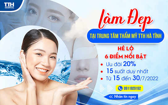 Làm đẹp tại trung tâm thẩm mỹ bvđk tth hà tĩnh